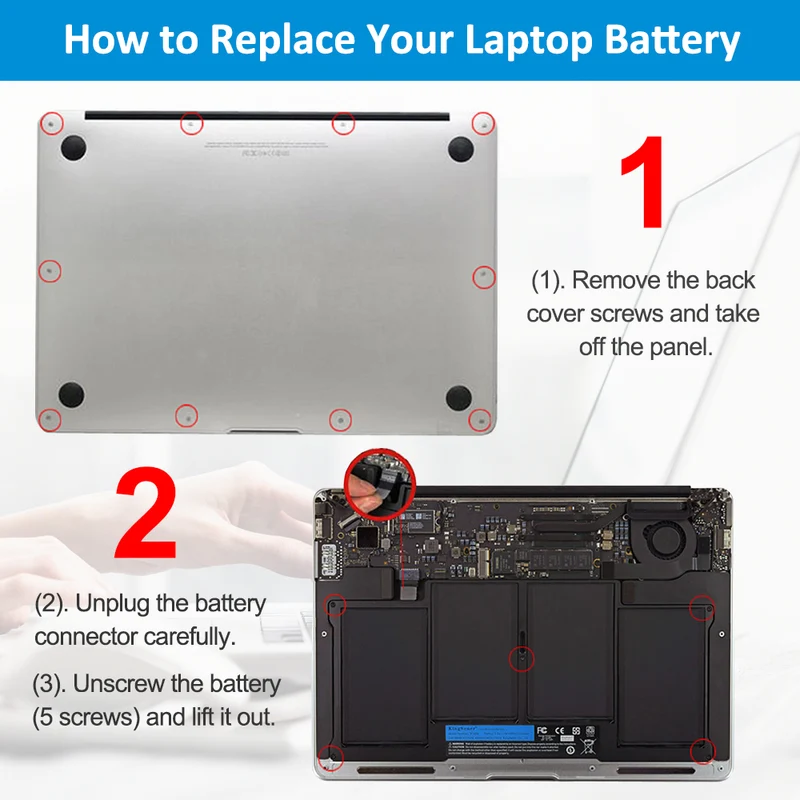 A1496 Replacement Battery For Apple MacBook Air A1466 13 inch Early 2014 | US Stock