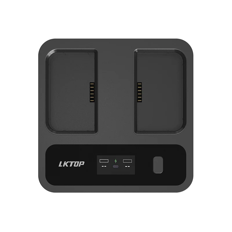 LKTOP WB37 Smart Charger for DJI RC Plus Remote Controller Battery – 72W Fast Charge & Power Bank – WC237