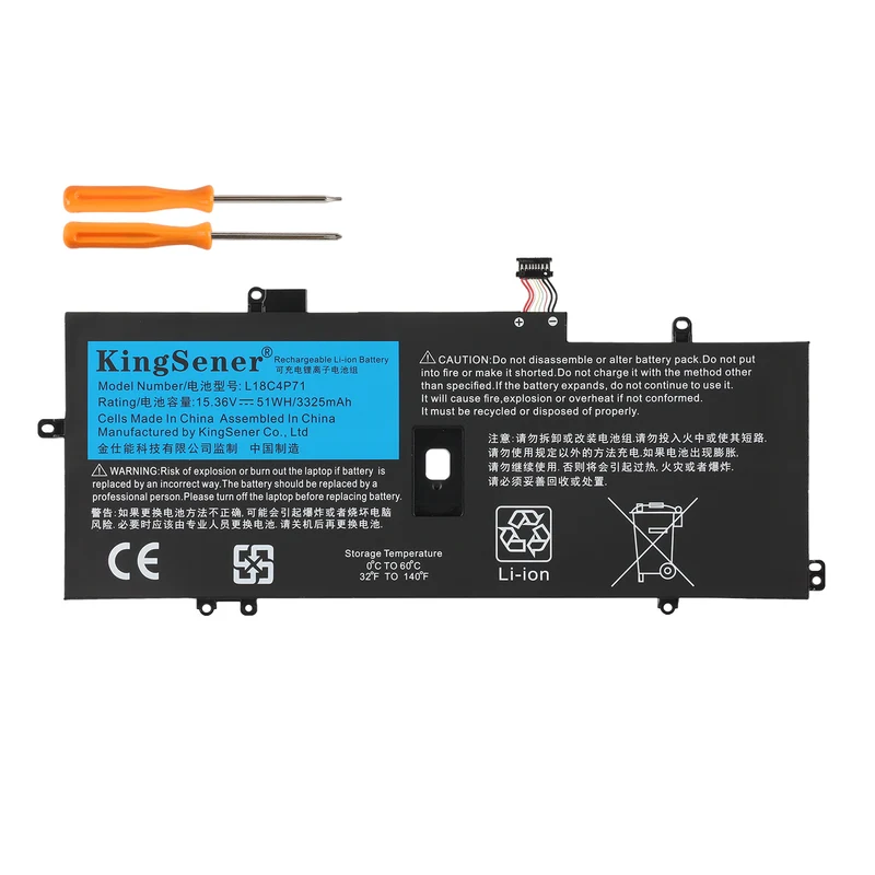 L18C4P71 Battery For Lenovo ThinkPad X1 Carbon 7th 8th Gen Series 5B10W13930 02DL005