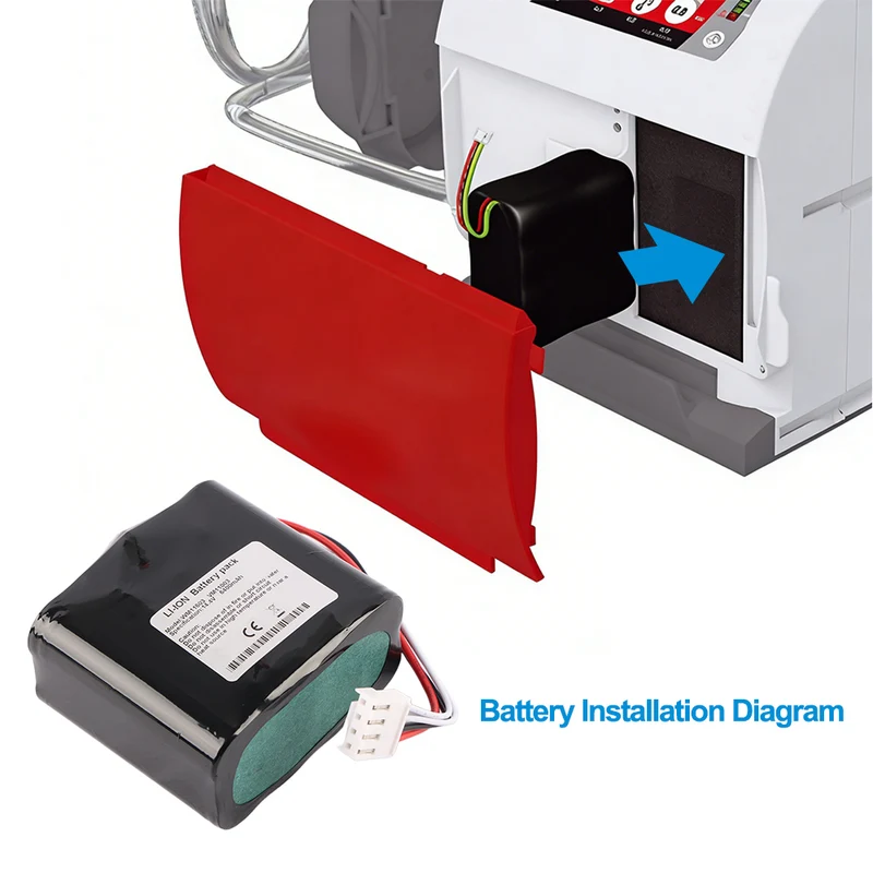 WM11603 Replacement Battery For Weinmann Atmos 319.0031.0.
