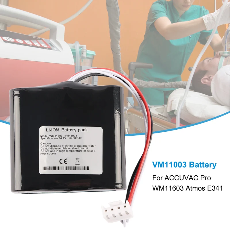WM11603 Replacement Battery For Weinmann Atmos 319.0031.0.