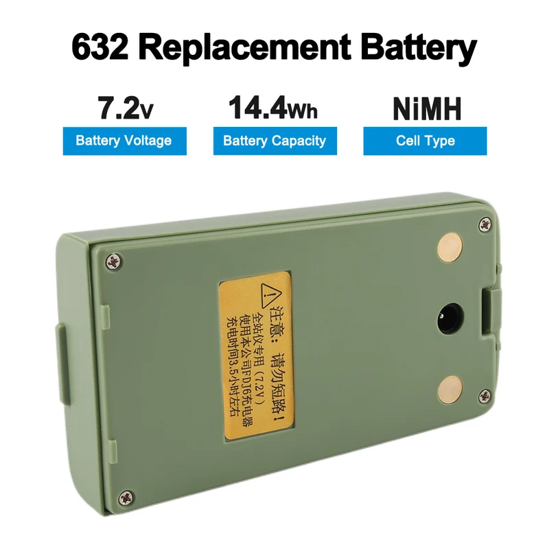 632 Replacement Battery For Foif RTS600 Total Station