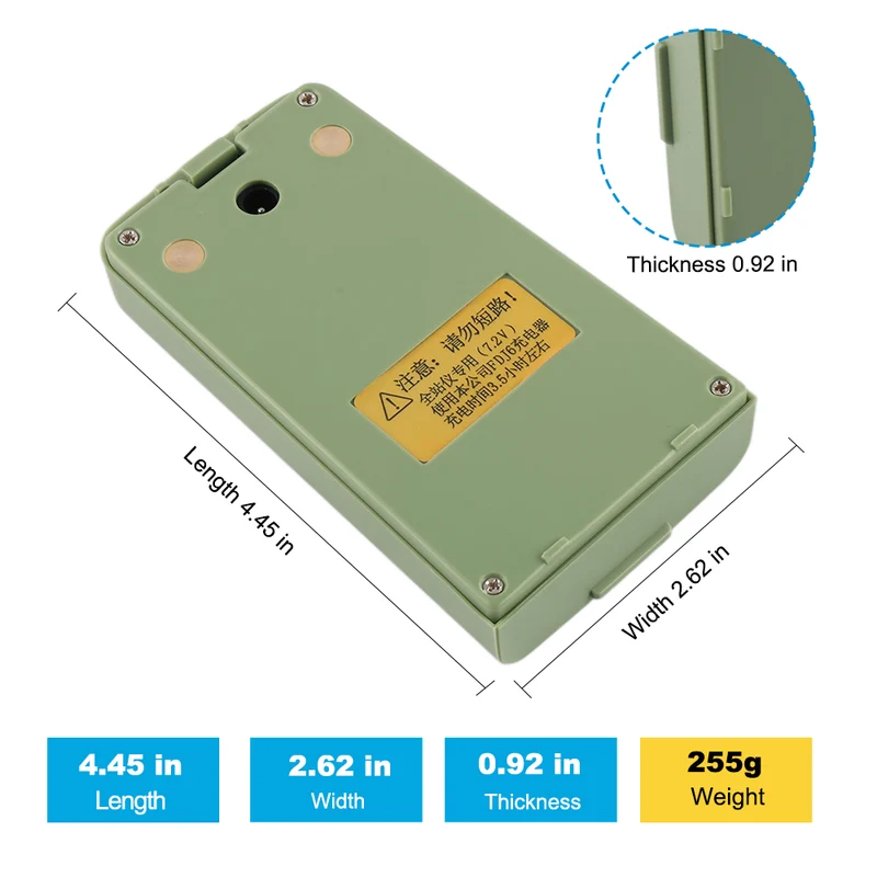 632 Replacement Battery For Foif RTS600 Total Station
