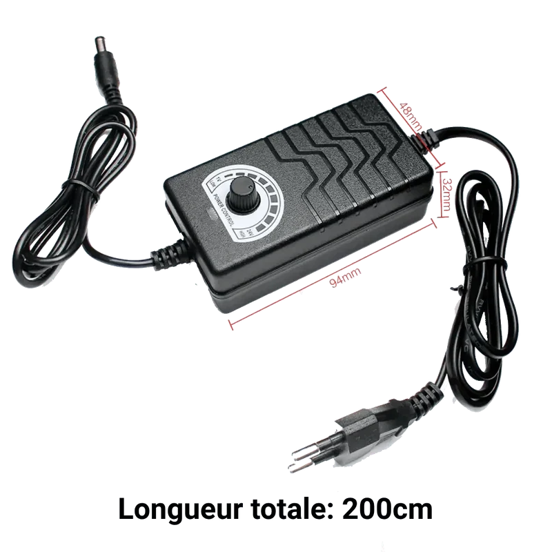Alimentation universelle réglable 1V-24V DC 2A