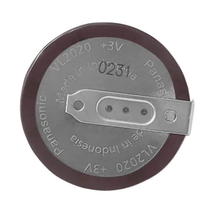 Batterie lithium VL2020 3V 20mAh 90° pour clé de voiture