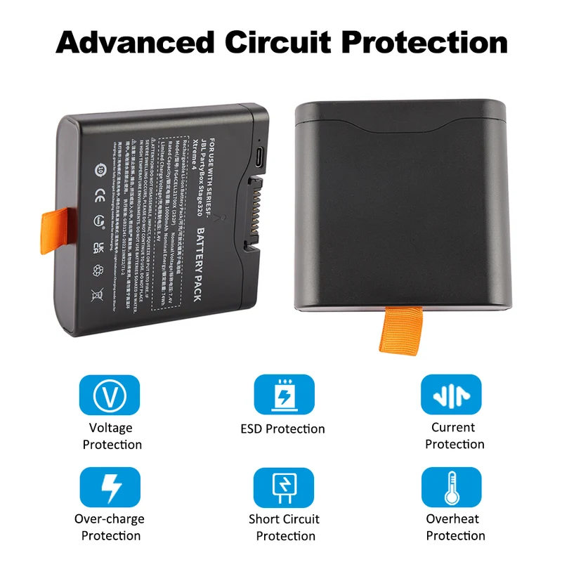 FG4CELL2170X FG4CELL21700X Battery For JBL Xtreme 4 9444mAh