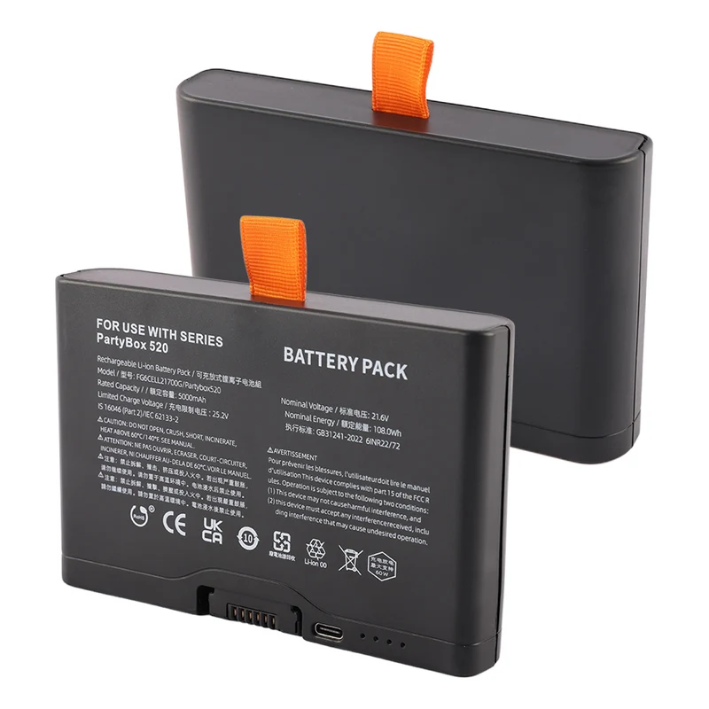 FG6CELL21700G Rechargeable Battery For JBL PartyBox 520 720 Boombox 4 Speaker