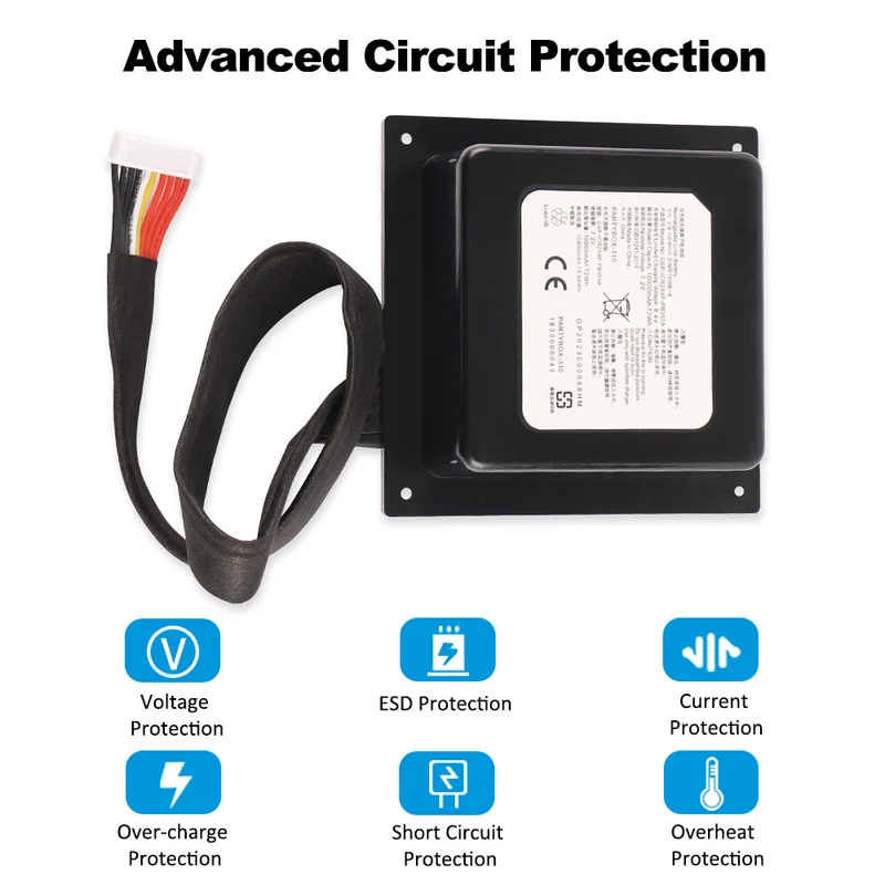 GSP-ICR2S4P-PB350A Battery For JBL PartyBox 310 Bluetooth Speaker 10000mAh 7.2V