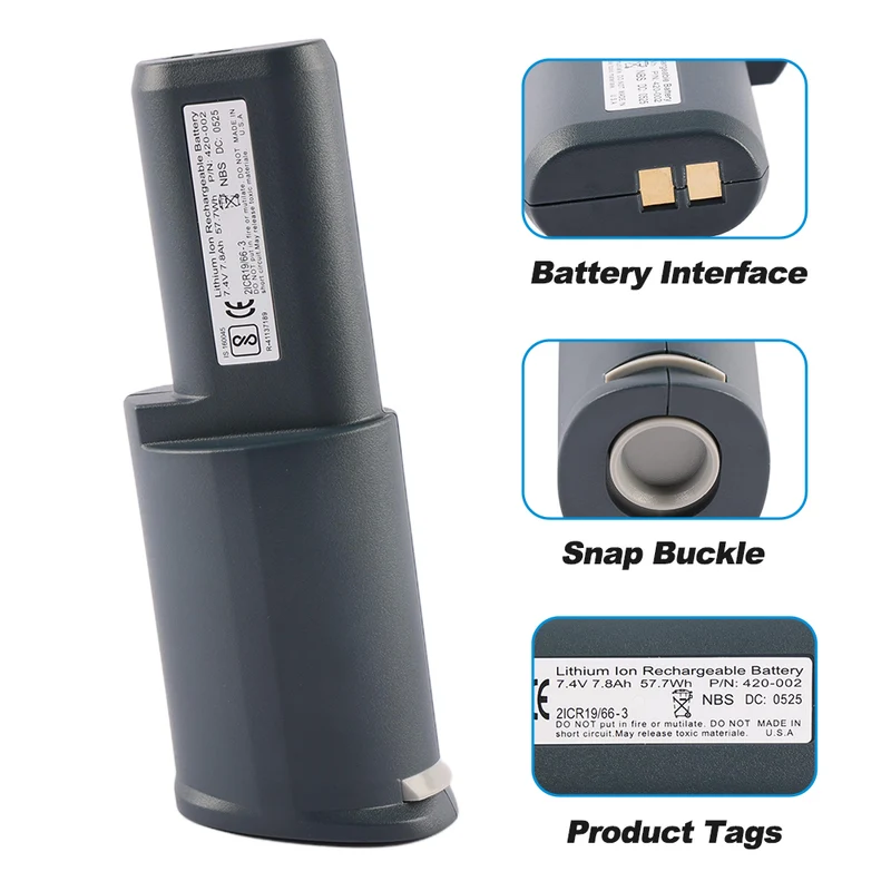 420-002 High Capacity XRF Analyzer Battery For Niton XL2 XL3t Field Inspection