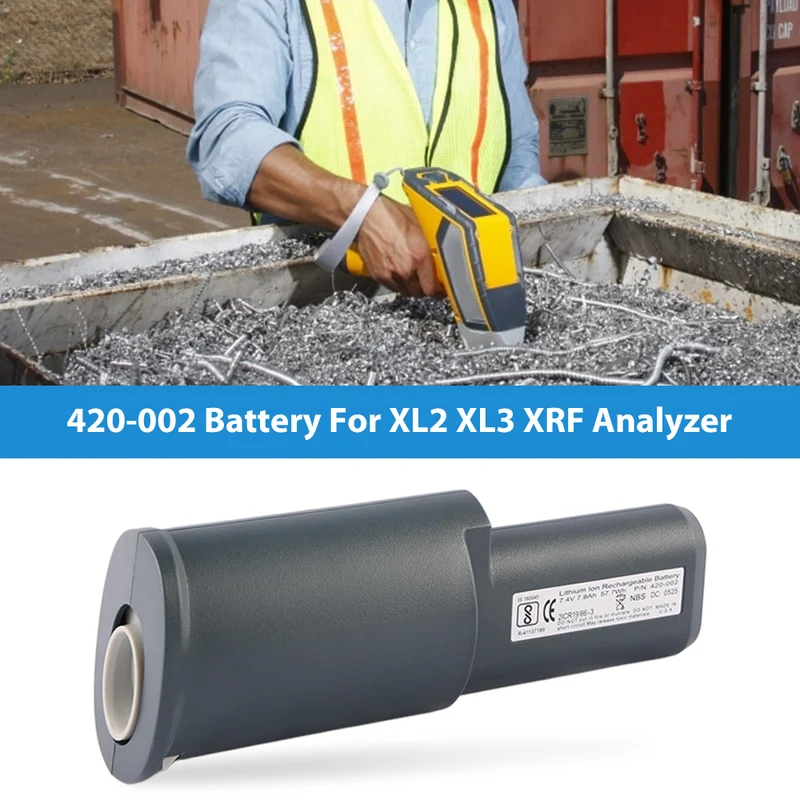 420-002 High Capacity XRF Analyzer Battery For Niton XL2 XL3t Field Inspection