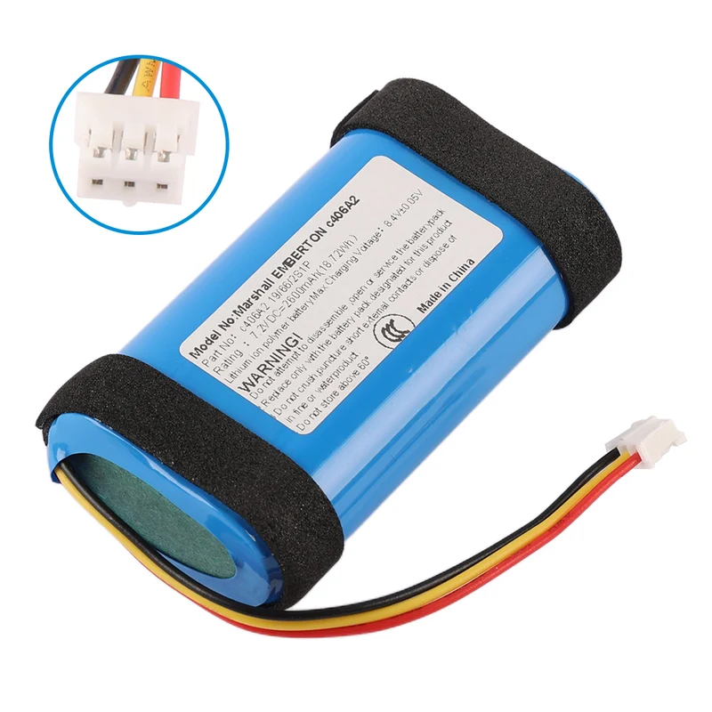 C406A2 C406A2-2 Battery For Marshall Emberton II 2 Bluetooth Speaker 1005696 1001908