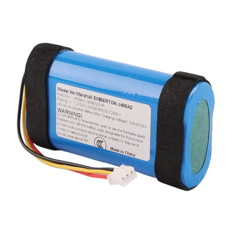C406A2 C406A2-2 Battery For Marshall Emberton II 2 Bluetooth Speaker 1005696 1001908
