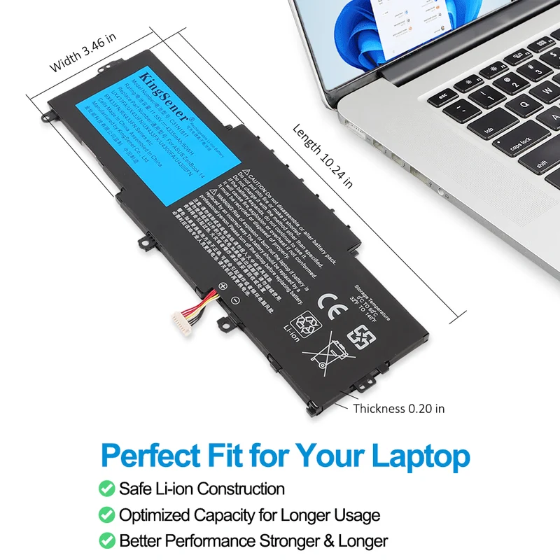 C31N1811 Replacement Battery For ASUS ZenBook 14 UX433F UX433FX Series