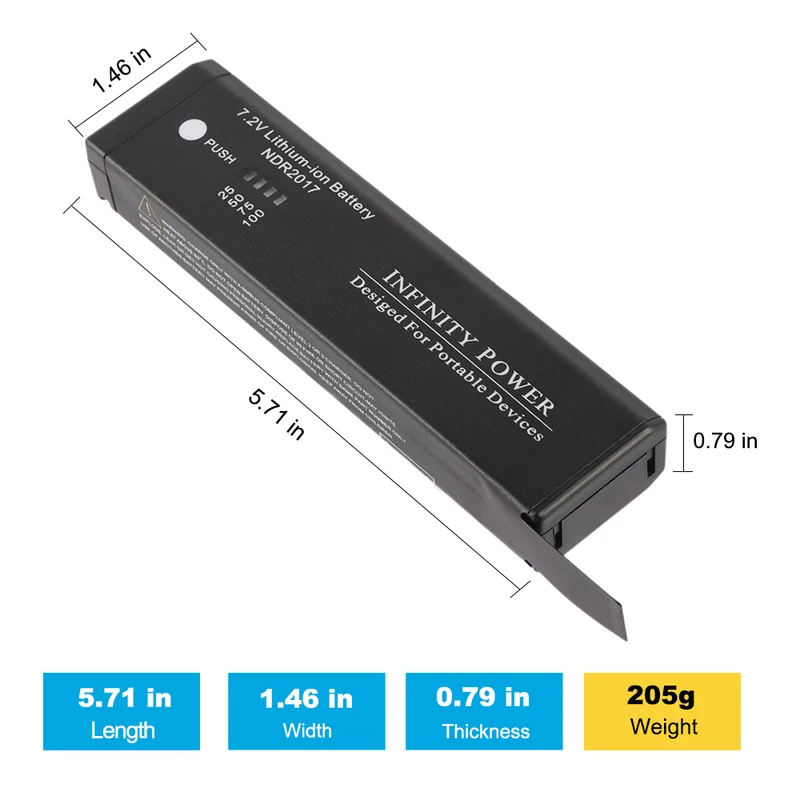 NDR2017 ND2017OL31 Replacement Battery For Olympus Delta DPO-2000 Handheld XRF Analyzer
