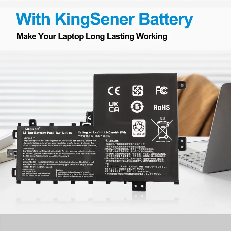B31N2015 Laptop battery For Asus VivoBook K712EA A712EA R710EA S710EA S712EAM S712EQM