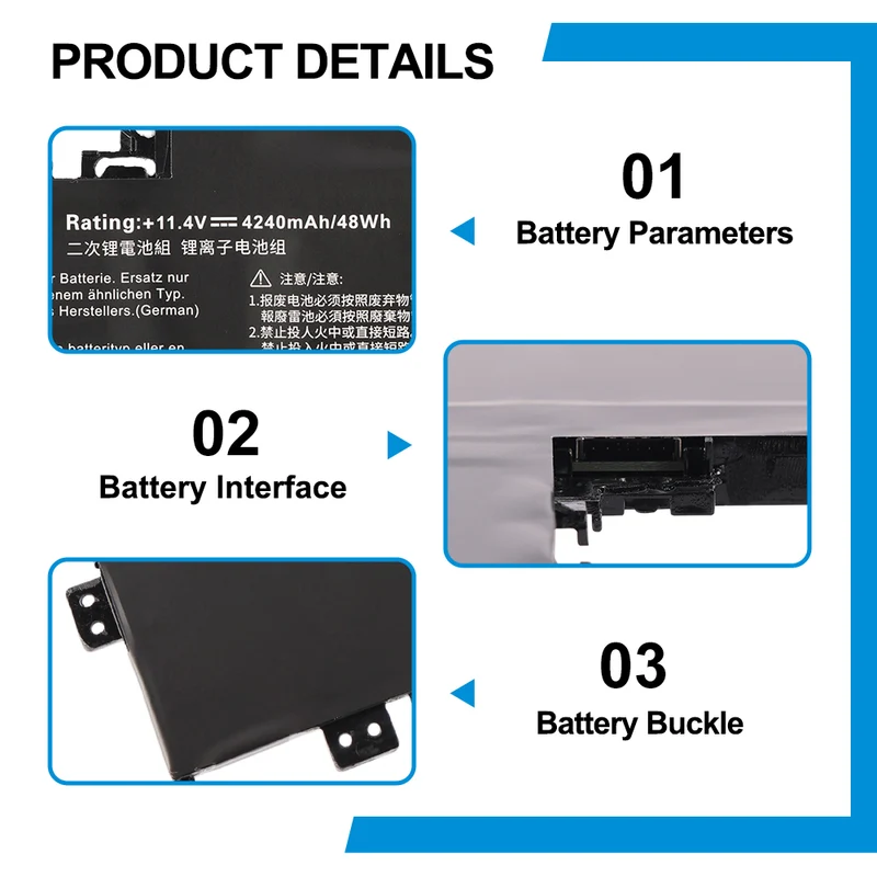 B31N2015 Laptop battery For Asus VivoBook K712EA A712EA R710EA S710EA S712EAM S712EQM