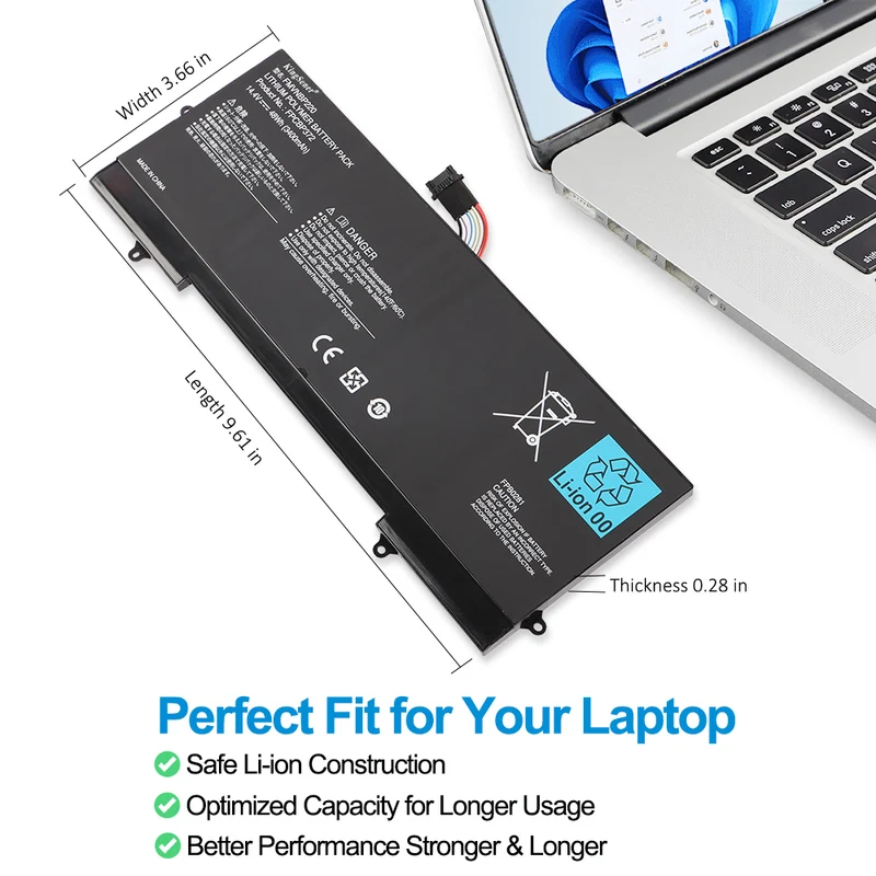 FPCBP372 Laptop Battery For Fujitsu Lifebook U772/E U772/F UH75/K