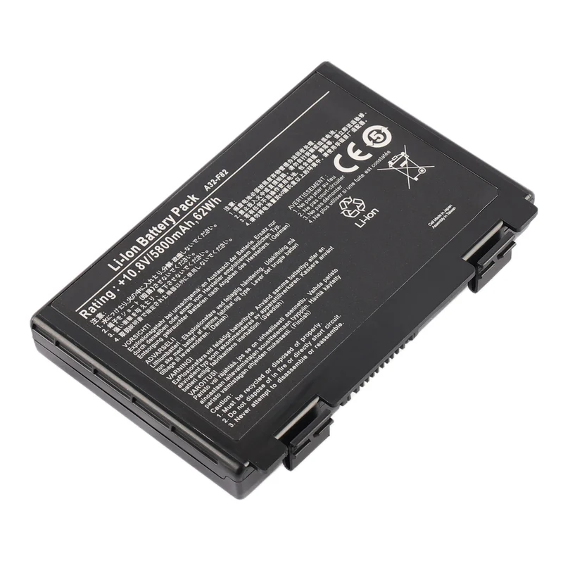 A32-F82 Laptop Battery for Asus X5DAD X8AAB X70AC K50AB-X2A Series 62WH