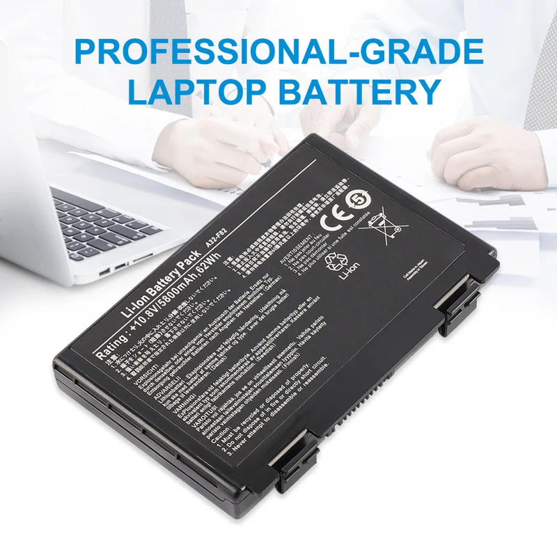 A32-F82 Laptop Battery for Asus X5DAD X8AAB X70AC K50AB-X2A Series 62WH