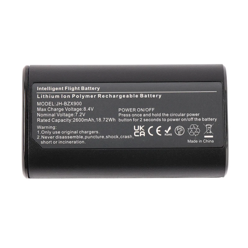 JH-BZX900 Battery For DJI Goggles 2 FPV Goggles V2 2600mAh