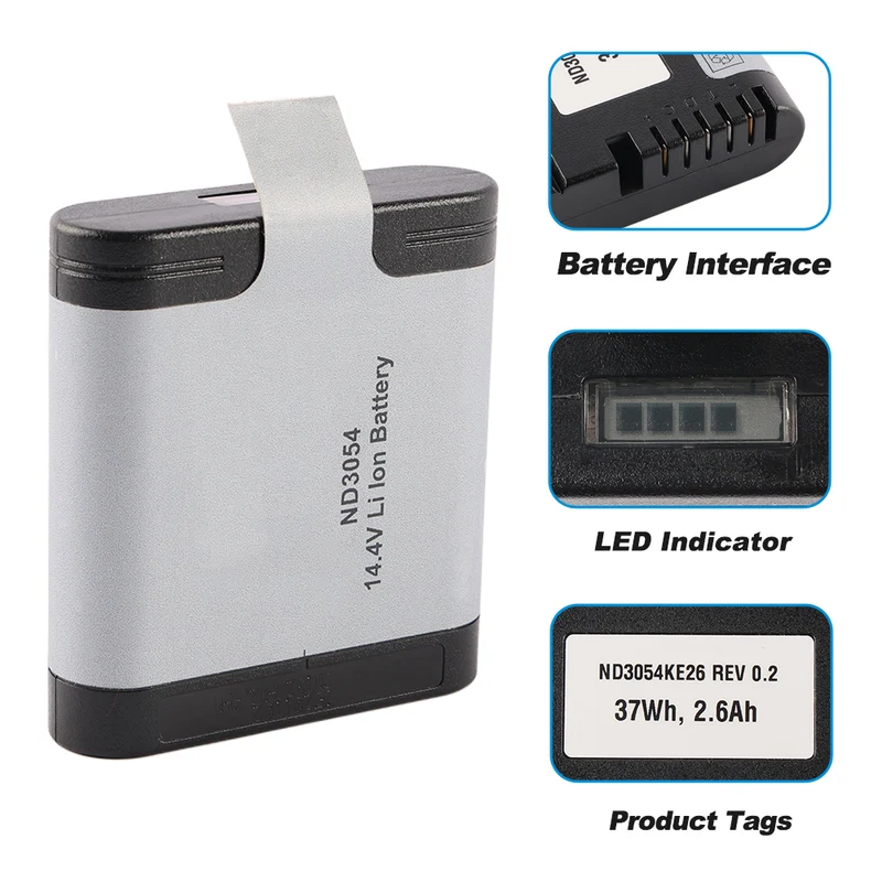 ND3054 Battery for Inspired Energy Industrial 2600mAh