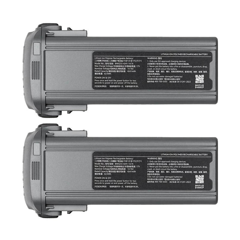 2 PCS DJI Intelligent Flight Battery For DJI Air 3 4241mAh