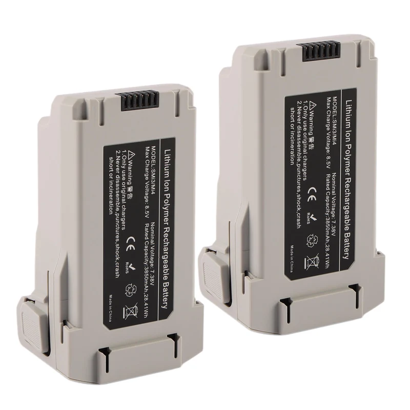 2PCS DJI Mini 4 Pro Battery BWX140 SMi3 - Intelligent Flight 3850mAh