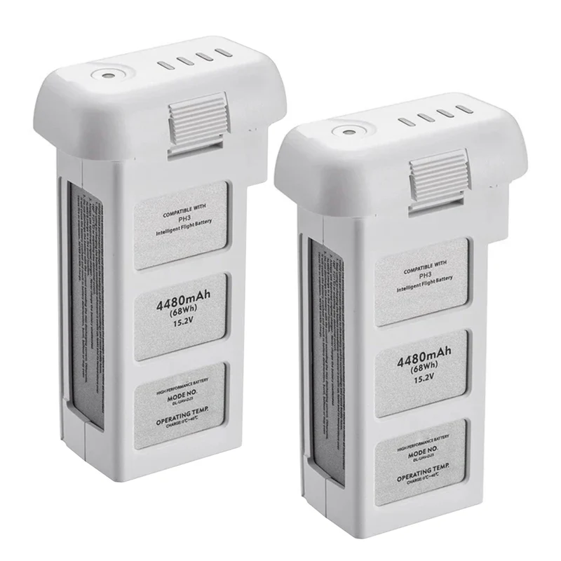2 Pack Phantom 3 4K Battery For DJI Intelligent Flight Battery
