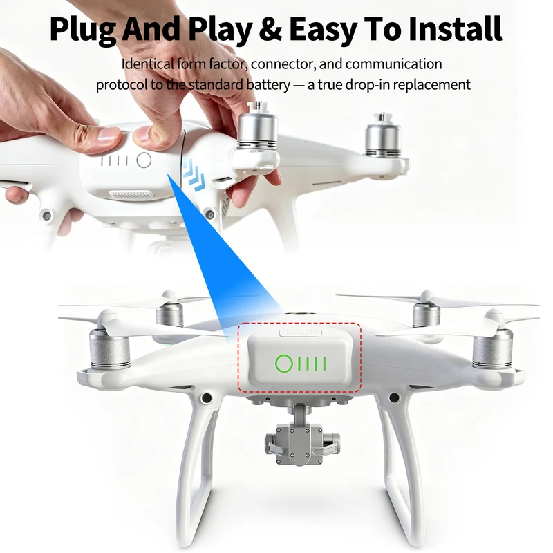 Phantom 4/PH4 Replacement Battery For DJI Phantom 4 Series Drones