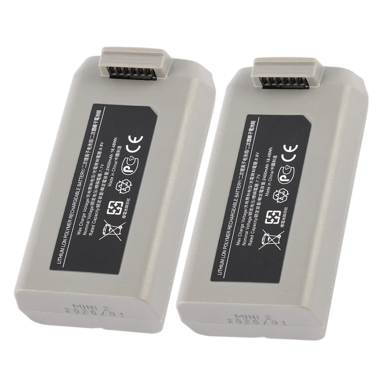 2 PCS DJI Intelligent Flight Battery For DJI Mini 4K Drone 18.48Wh