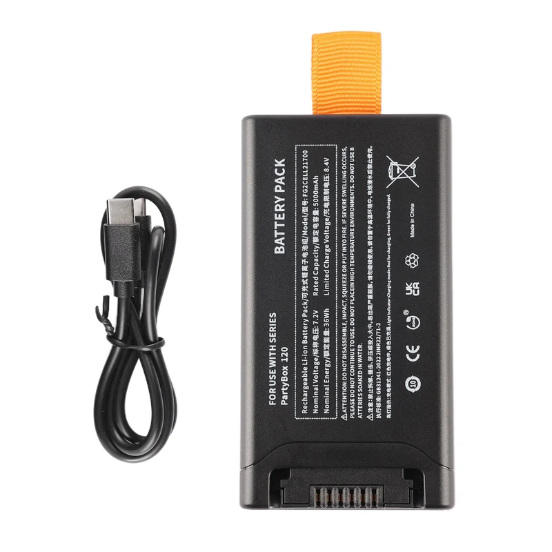 Replacement Battery For JBL PartyBox Club 120 5000mAh