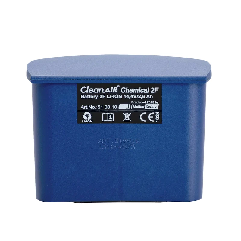 510010 Replacement Battery For CleanAir Chemical 2F Personal respiratory protection system