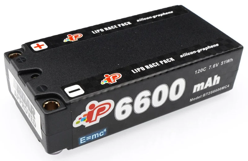Intellect Accu lipo Shorty Graphene MC4 HV 7.6v 6600mah 120C IP-BT2S6600MC4