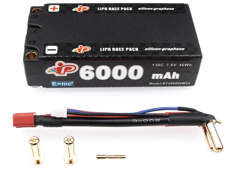Intellect Accu lipo Shorty Graphene MC4 HV 7.6v 6000mah 130C IP-BT2S6000MC4