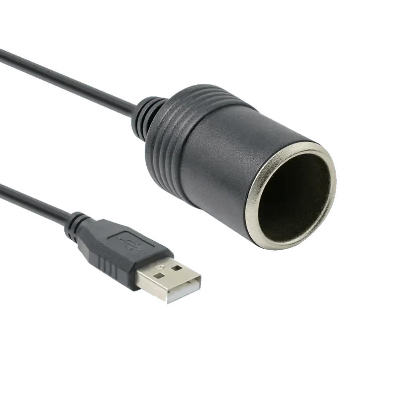 Convertisseur USB vers prise allume-cigare 12V 800mA