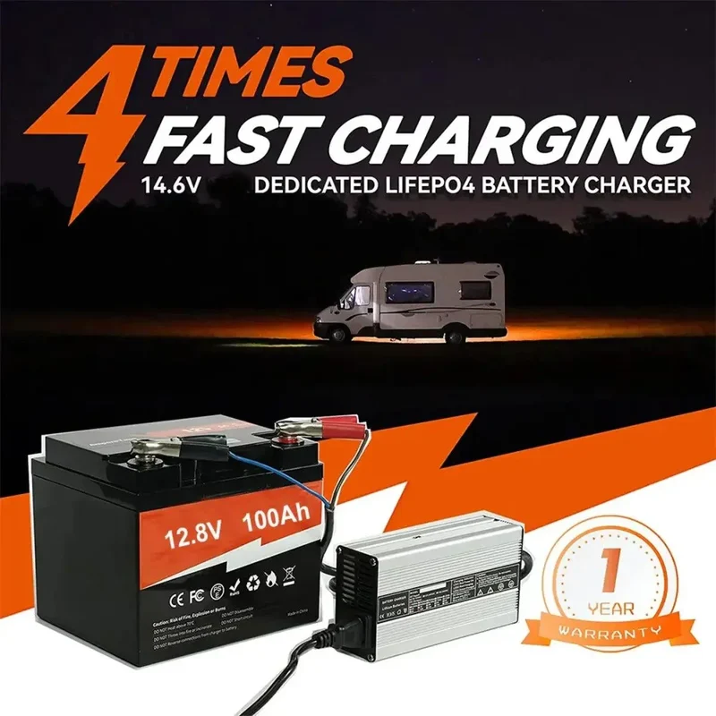 Chargeur LiFePo4 pour batterie 12V 20A