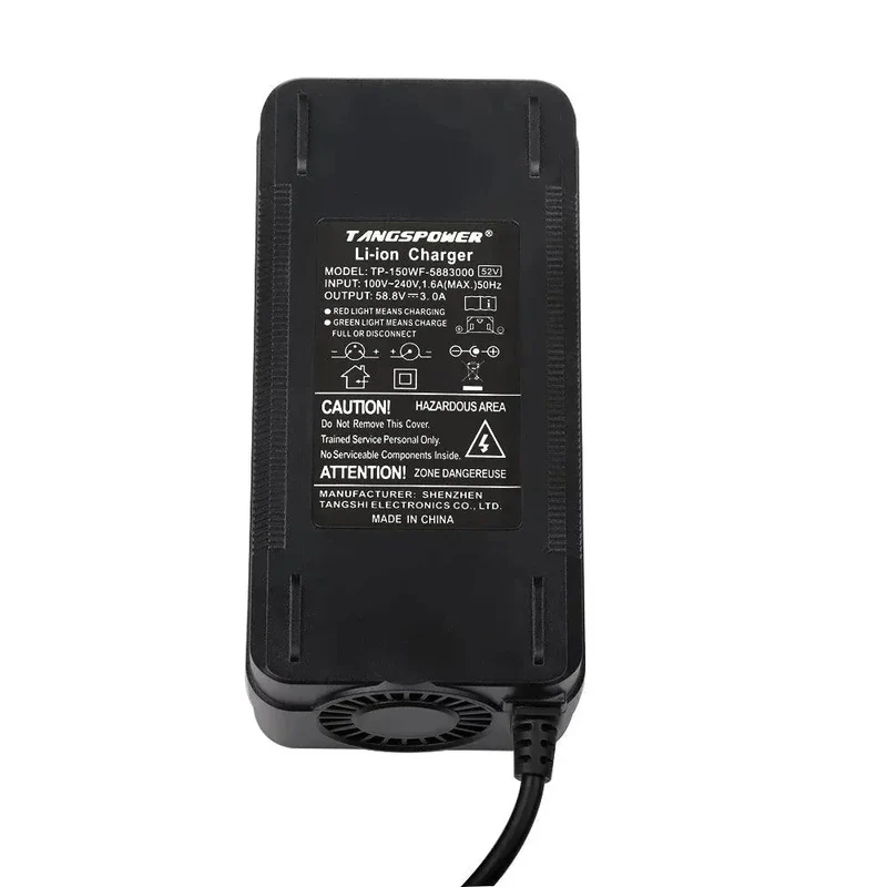 Chargeur de vélo électrique 58.8V 3A 5.5x2.5mm