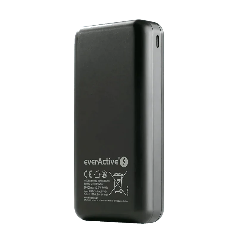 Batterie externe 20 000mAh PowerBank affichage LED