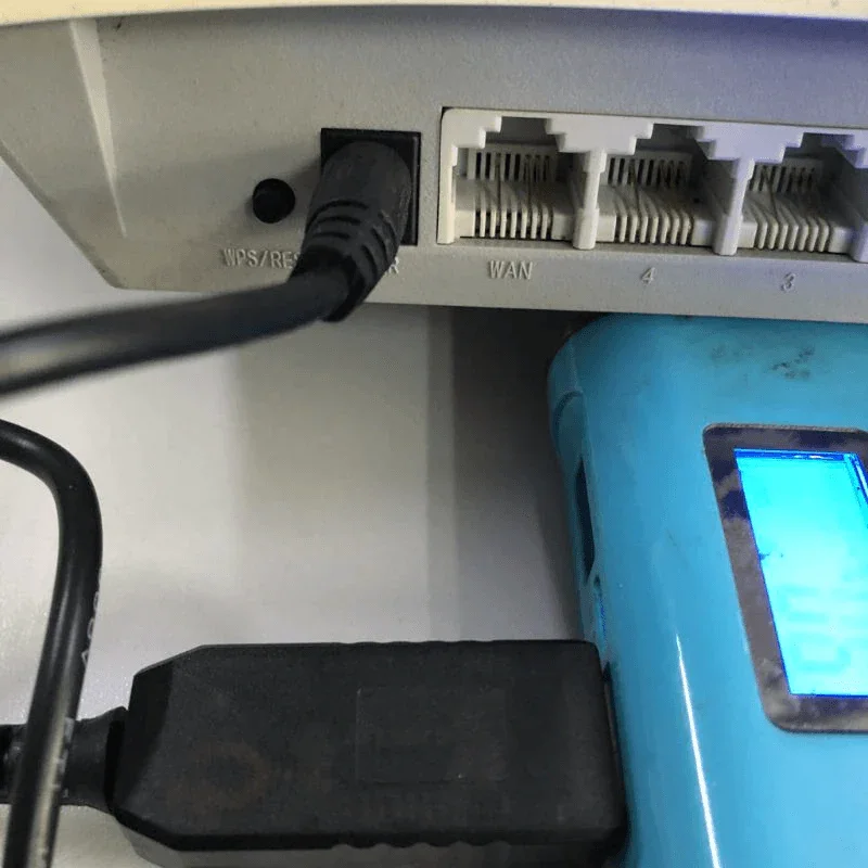 Câble USB vers 5.5x2.5mm 5V à 12V