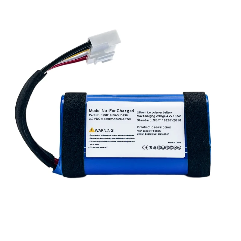 Replacement Battery ID998 SUN-INTE-118 for JBL Charge 4 / Charge 4BLK / Charge 4J Speaker