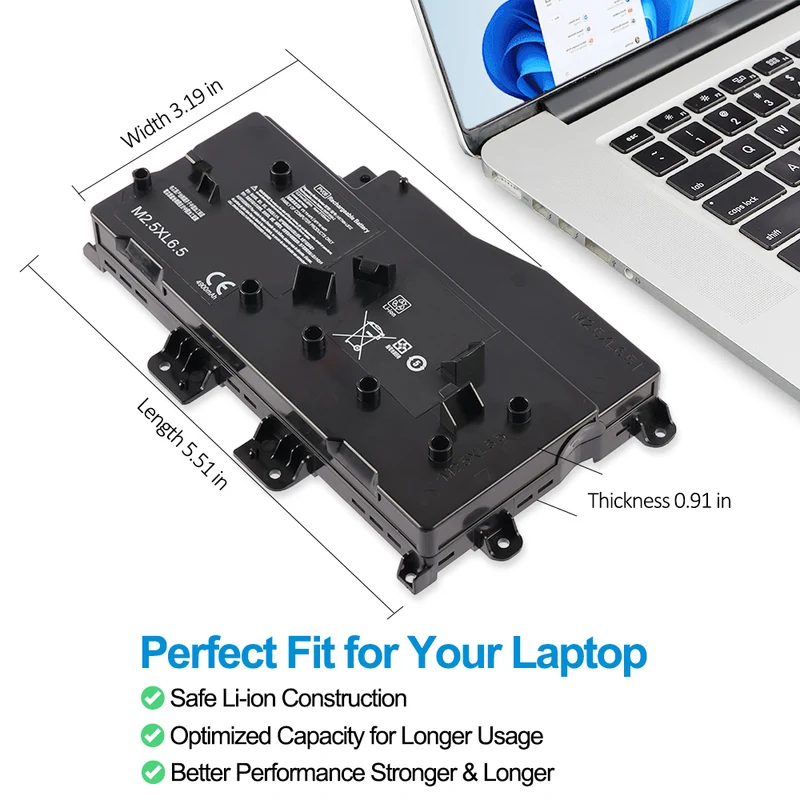 PV06 Laptop Battery For HP PV06 HSTNN-LB7Z 922200-421 5100mAh