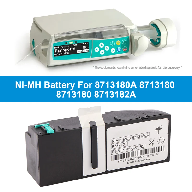 4.8V Battery For B Braun Infusomat Perfusor Space NiMH-accu 8713180A