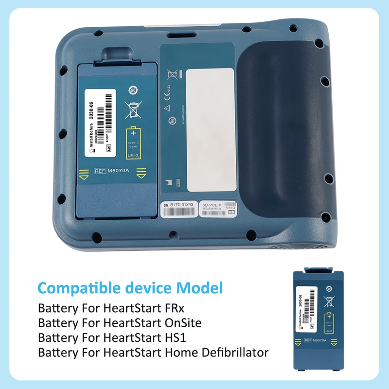Replacement Battery For FRx Defibrillator M5070A 2030-06