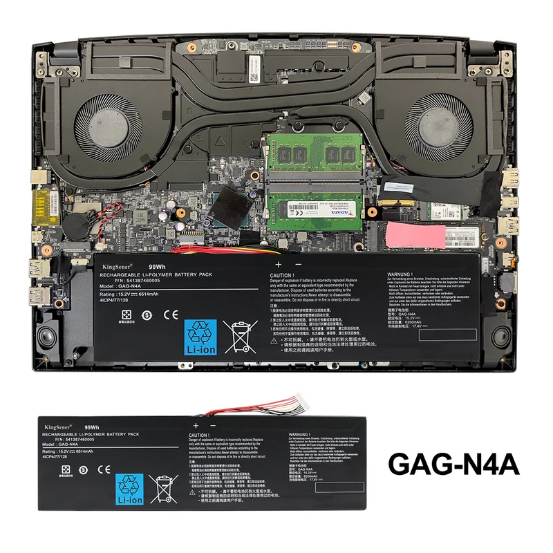 GAG-N4A Replacement Battery For Getac 15P YD-24-W10 YD-74US244SH