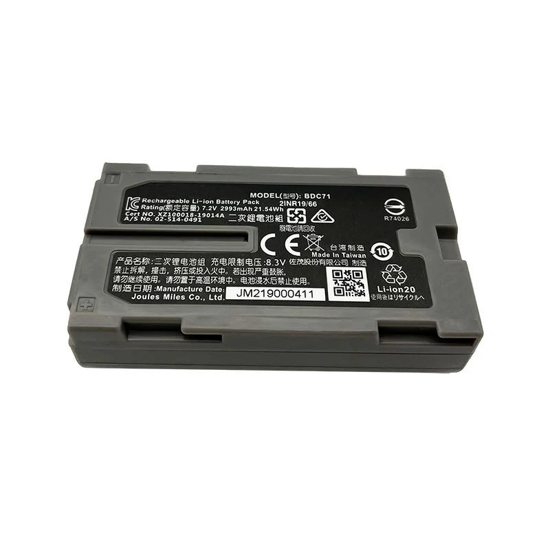 BDC71 BDC72 Replacement Battery For Topcon GM-52 Total Station