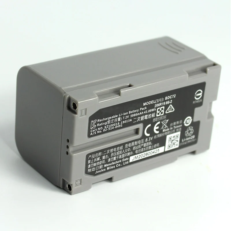 BDC71 BDC72 Replacement Battery For Topcon GM-52 Total Station
