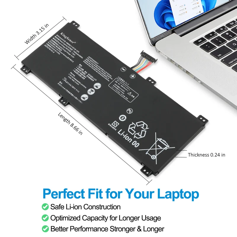 HB6081V1ECW-22A Laptop Battery For Huawei Honor Magicbook Pro 2020 HLYL-WFP9