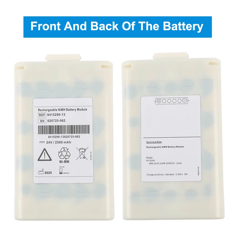8415290-08 8415290-11 24V 2500mAh Rechargeable NI-NH Battery for VN500 V500