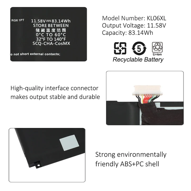 KL06XL L85885-005 Laptop Battery For Hp Envy 15-EP0000NS 15-EP0000NU 15-EP0001NK 15-EP0098NR Series | KingSener