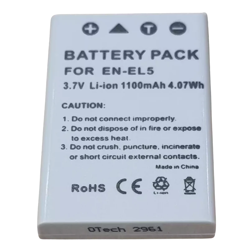Batterie Nikon EN-EL5 compatible 3.7V 1100mAh Li-ion
